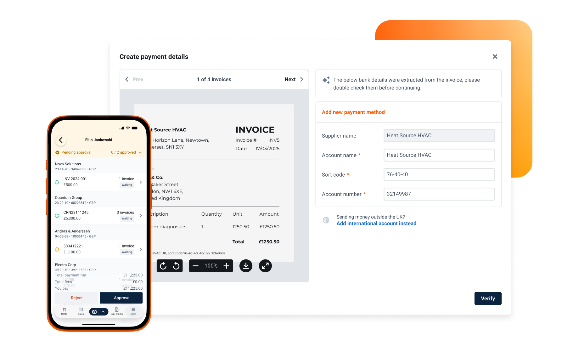 Vault document storage