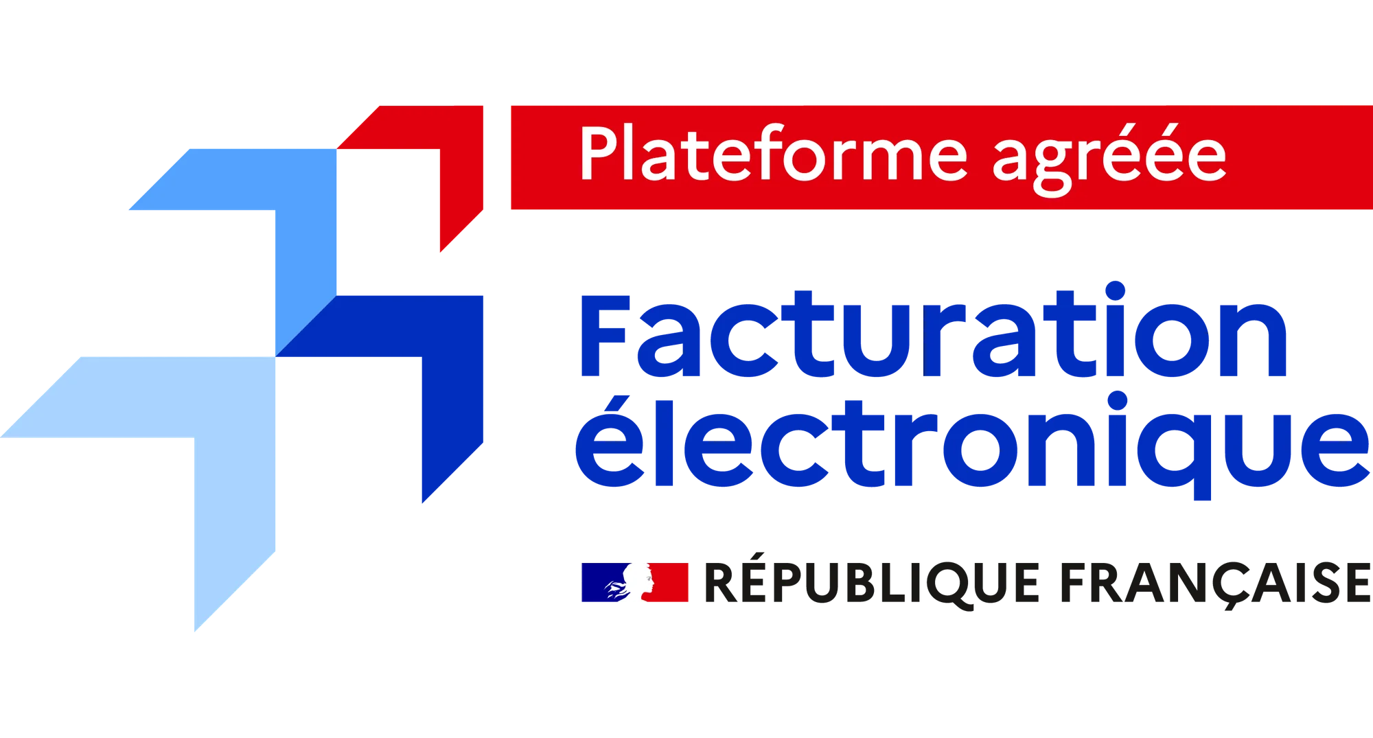 Logo officiel plateforme agréée pour la facturation électronique