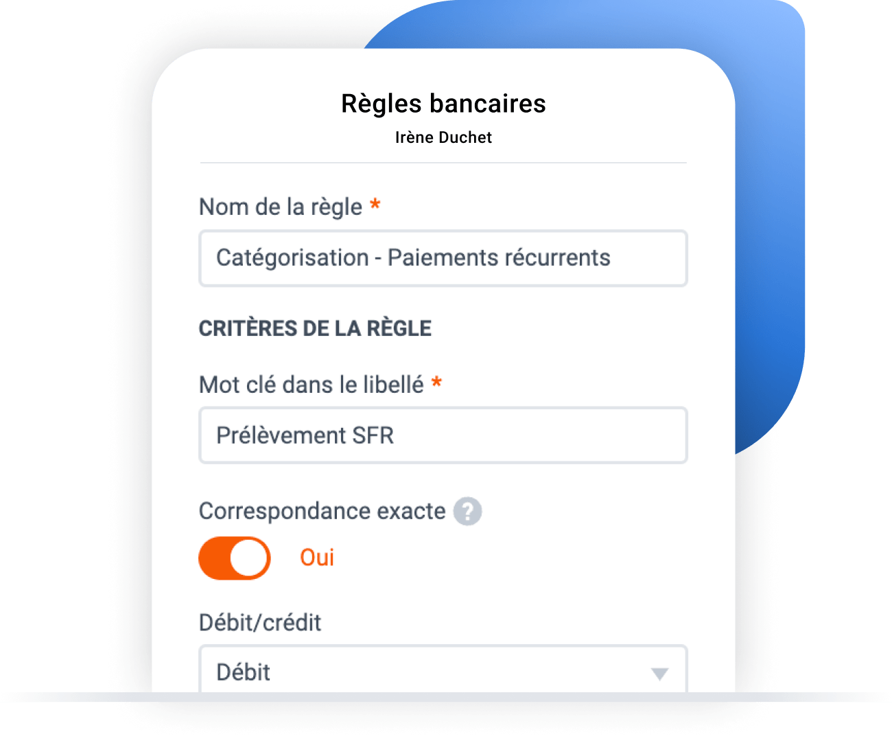 Simplifier le contrôle des données bancaires