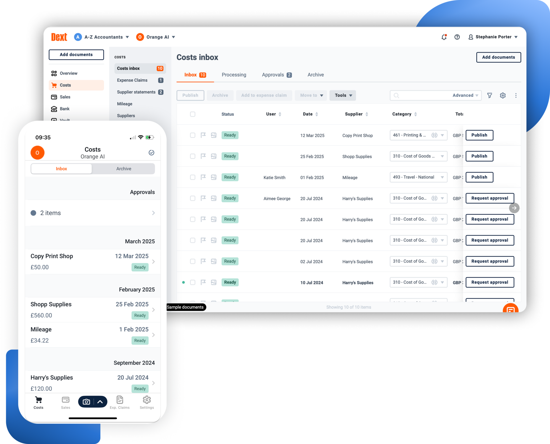Bookkeeping app
