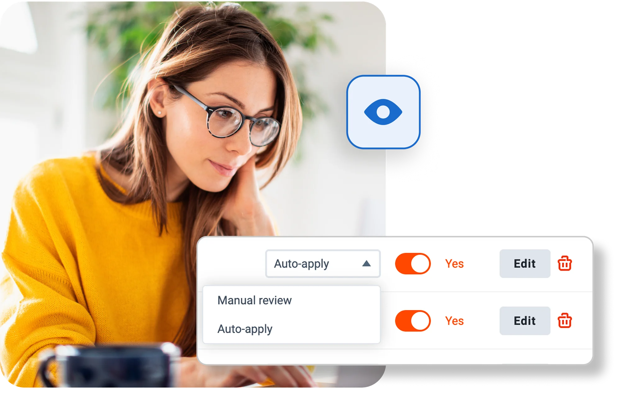 Accountant review bookkeeping automation set up in Dext's bookkeeping AI agent – AI Assist
