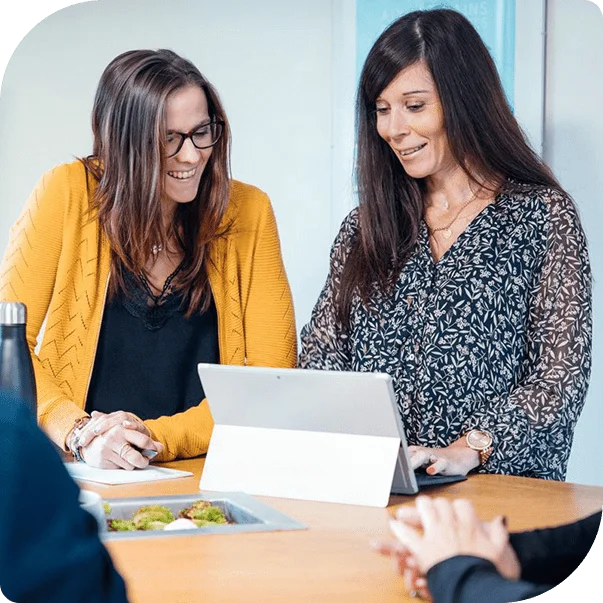 Photo de collaboratrices du Groupe Eurex