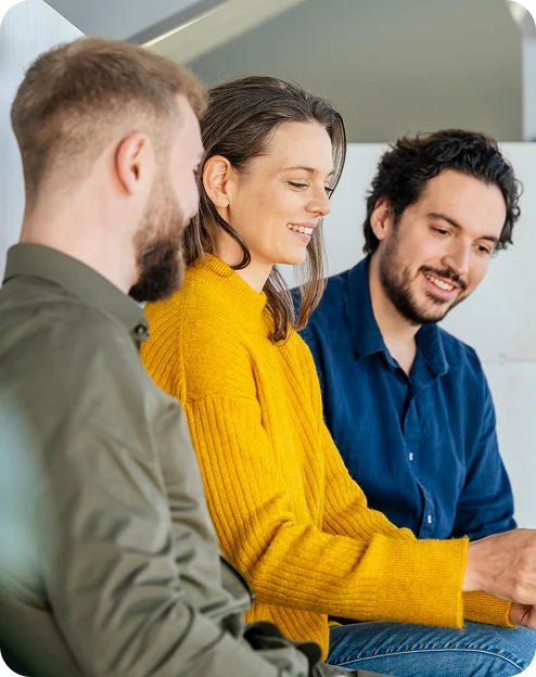 DEcimal's team and hospitality client setting
AI Assist