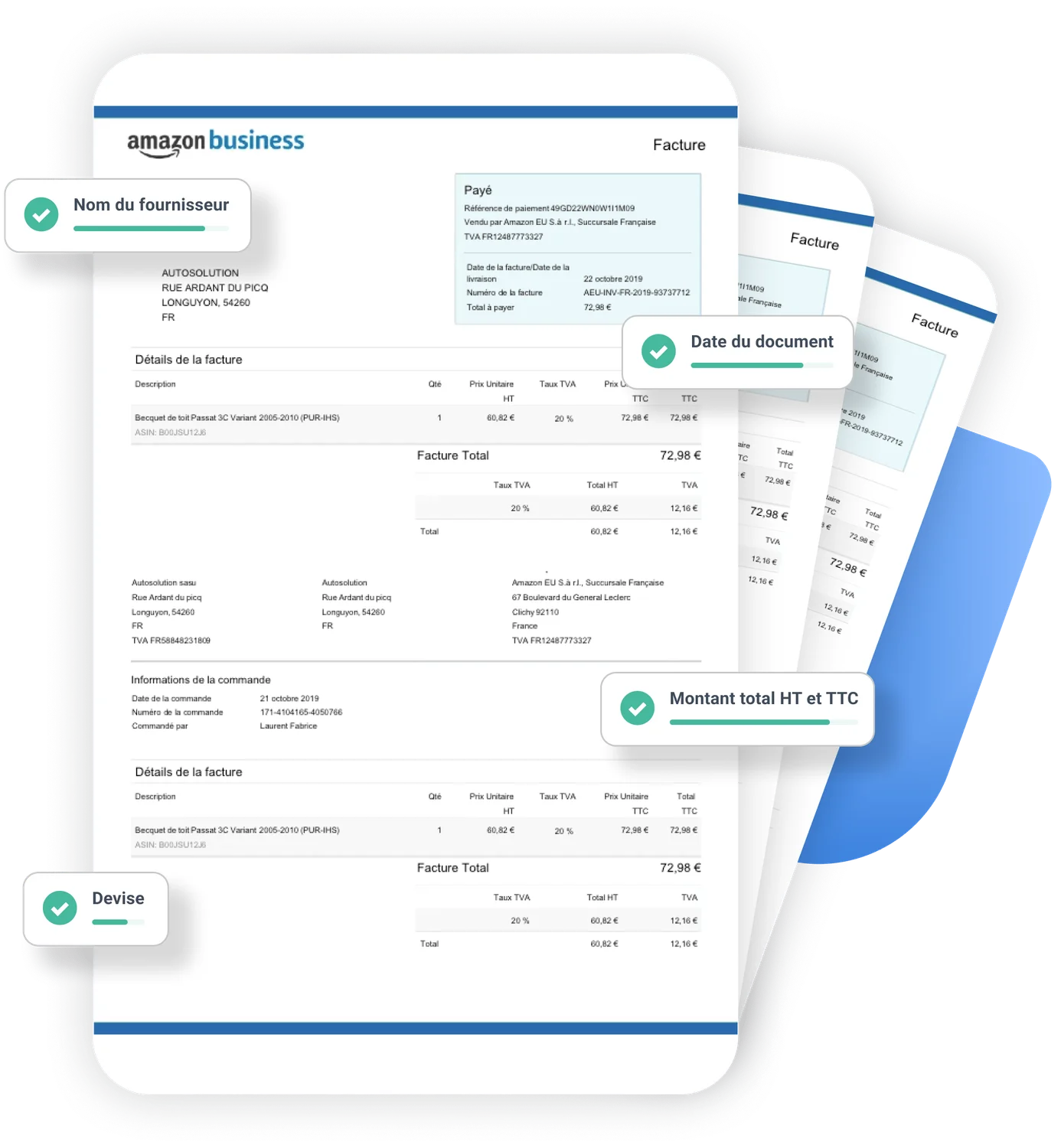 OCR API | Extraction automatique des documents | Dext